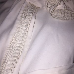 The Loft off white blouse